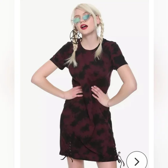 Hot Topic | Dresses | Hot Topic Burgundy Black Tie Dye Tshirt Dress Medium | Poshmark Hot Topic | Dresses | Hot Topic Burgundy Black Tie Dye Tshirt Dress Medium | Poshmark